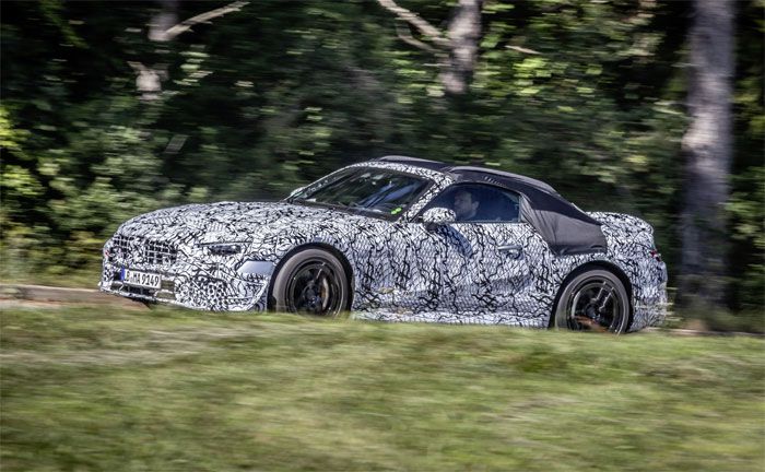 Mercedes-AMG SL Roadster Vorserienfahrzeuge bei Straentests