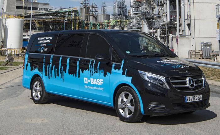 Startet in Krze  ViaVan Corporate Shuttle auf BASF-Werksgelnde