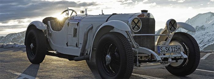 Mercedes-Benz SSK (W 06) aus dem Jahr 1928 beim Groglockner Grand Prix 2012 in sterreich