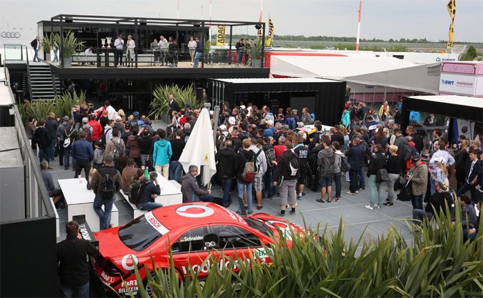 Mercedes-AMG Motorsport DTM Team, Hospitality, Fahrerlager