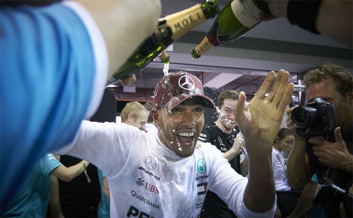 Formel 1, Groer Preis von Singapur: Lewis Hamilton (Mercedes-AMG Petronas Motorsport)