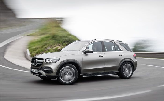 Mercedes-Benz GLE in mojavesilber