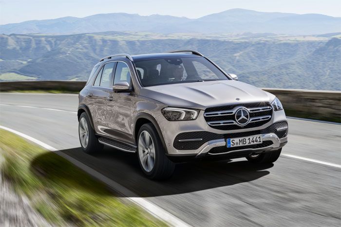 Mercedes-Benz GLE, Exterieur: mojavesilber