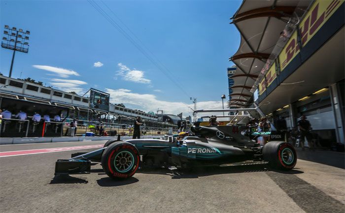 Großer Preis von Aserbaidschan 2017: Lewis Hamilton (Mercedes-AMG Petronas Motorsport)
