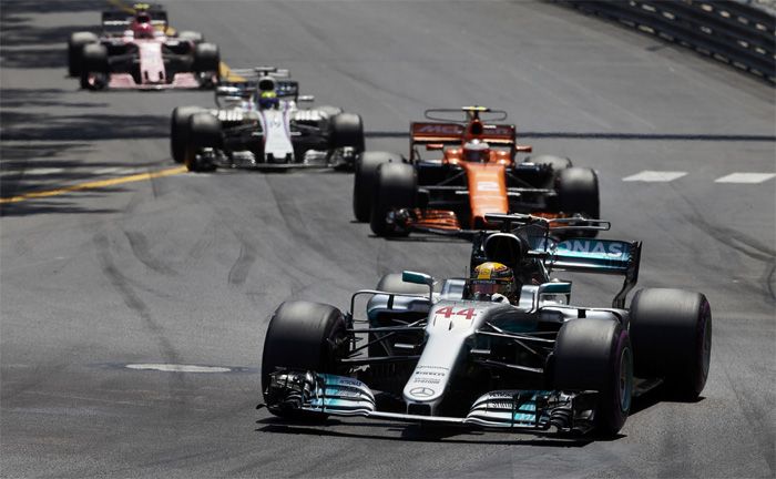 Großer Preis von Monaco 2017: Lewis Hamilton, Mercedes-AMG Petronas Motorsport