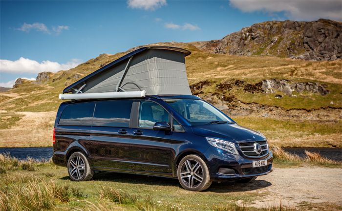 Mercedes-Benz Marco Polo (Rechtslenker) feiert Markteinfhrung in Grobritannien