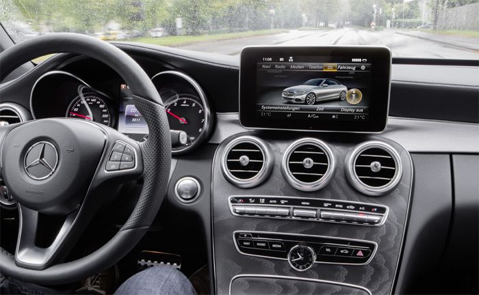 Mercedes me connect Dienst - Office-Funktion im Auto