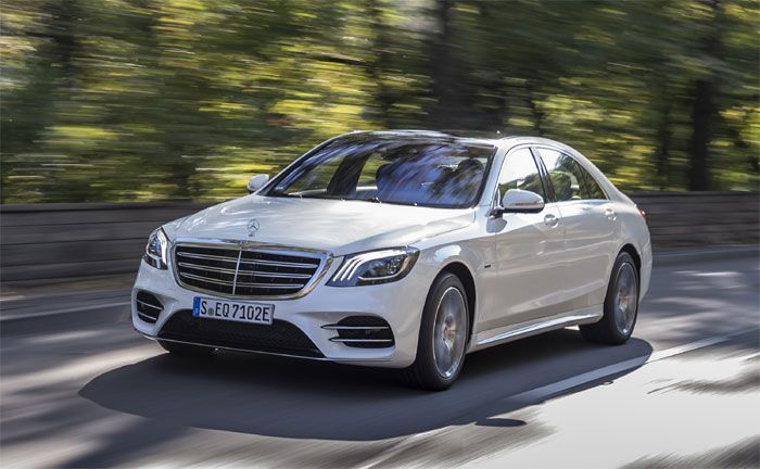 Mercedes-Benz S 560 e in Diamantweiss-Metallic