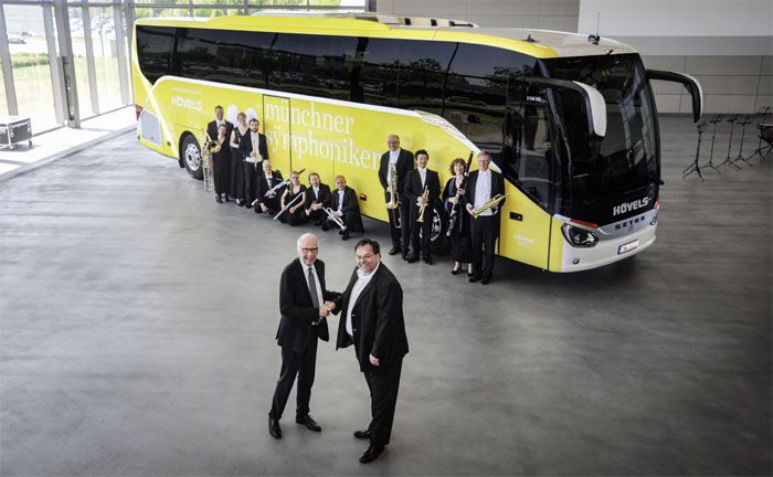 Neuer Setra S516HD Reisebus fr die Mnchner Symphoniker