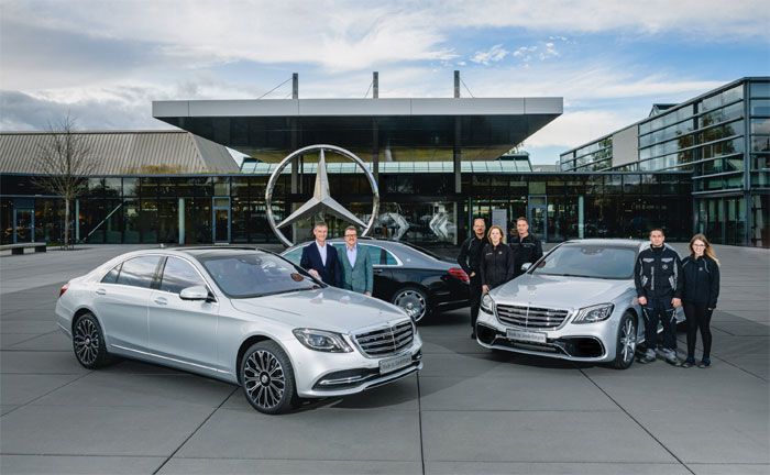 Mercedes-Benz S-Klasse feiert Produktionsjubilum im Werk Sindelfingen