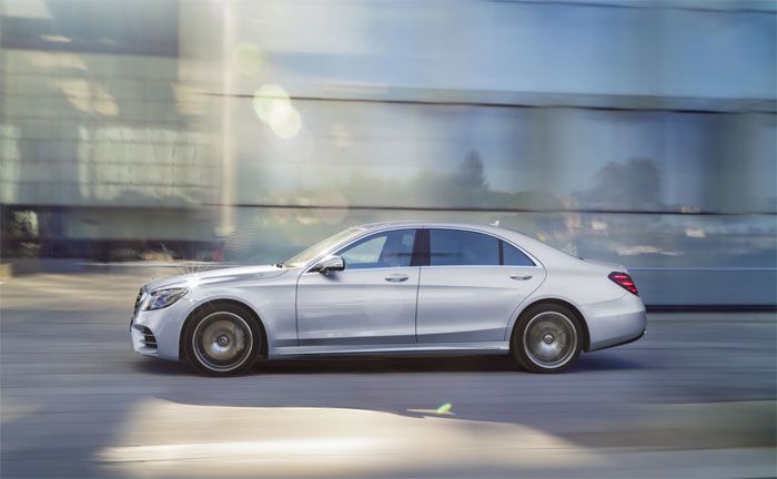 Mercedes-Benz S-Klasse mit langem Radstand