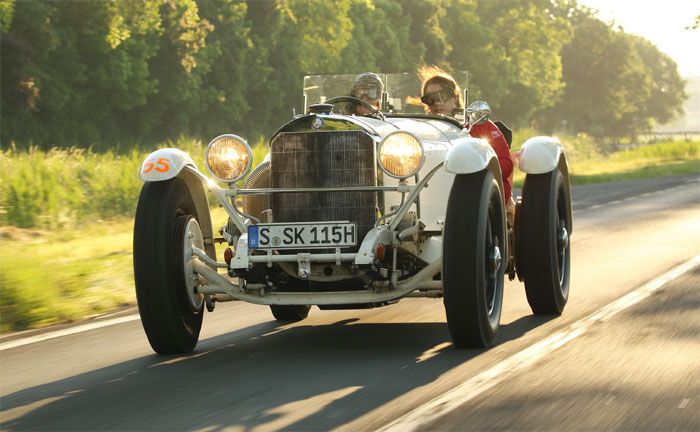 Mercedes-Benz SSK (W 06), 1000 Miglia 2018, Etappe von Cervia nach Rom