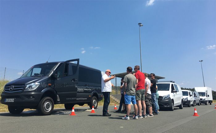 Mercedes-Benz Transporter Training on Tour