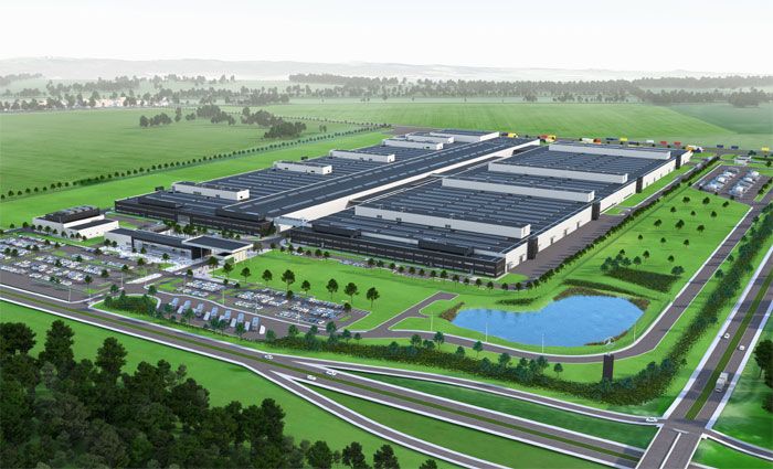 In Jawor (Polen) entsteht eine Hightech-Fabrik fr Vierzylinder-Motoren von Mercedes-Benz Cars
