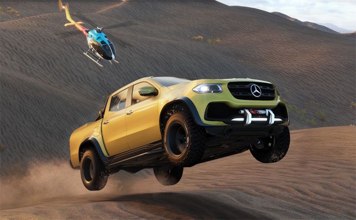 Mercedes-Benz X-Klasse im neuen Videogame "The Crew 2"