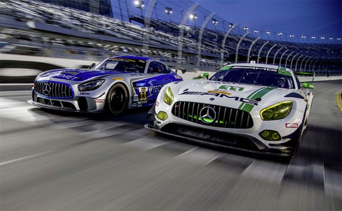 Mercedes-AMG GT3 und Mercedes-AMG GT4