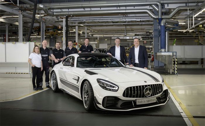 Produktionsstart des modellgepflegten Mercedes-AMG GT in Sindelfingen
