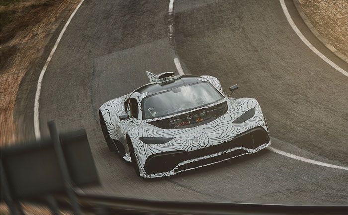 Mercedes-AMG Project ONE Prototyp auf Erprobung