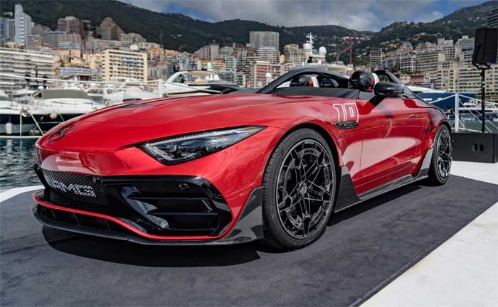 Concept Mercedes-AMG PureSpeed: Expressives Konzeptfahrzeug gibt Ausblick auf erstes Modell der Mythos-Serie