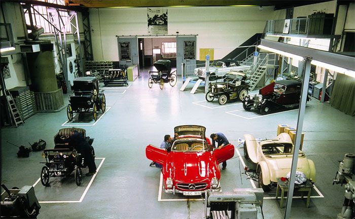 Mercedes-Benz Classic Center in Fellbach: Mercedes-Benz Museumswerkstatt