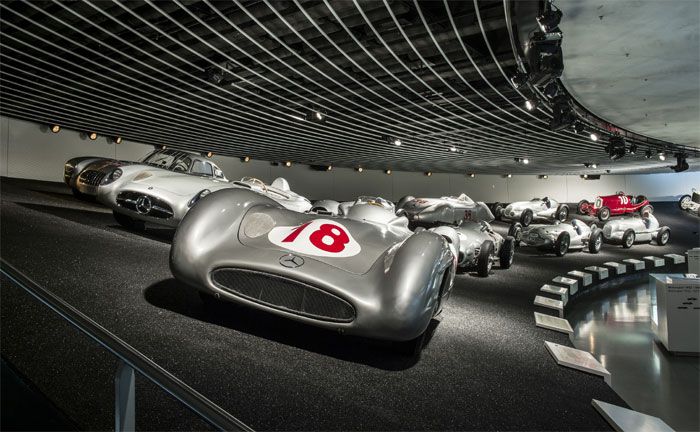Mercedes-Benz Museum feiert seinen zwlften Geburtstag