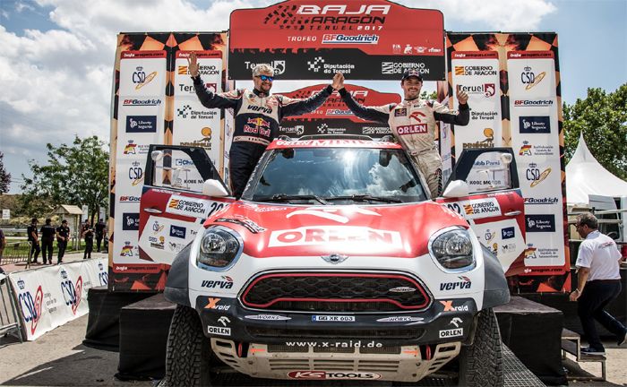 Baja Aragon 2017, Jakub Przygonski (POL), Xavier Panseri (FRA), MINI John Cooper Works Rally #202 - Orlen Team