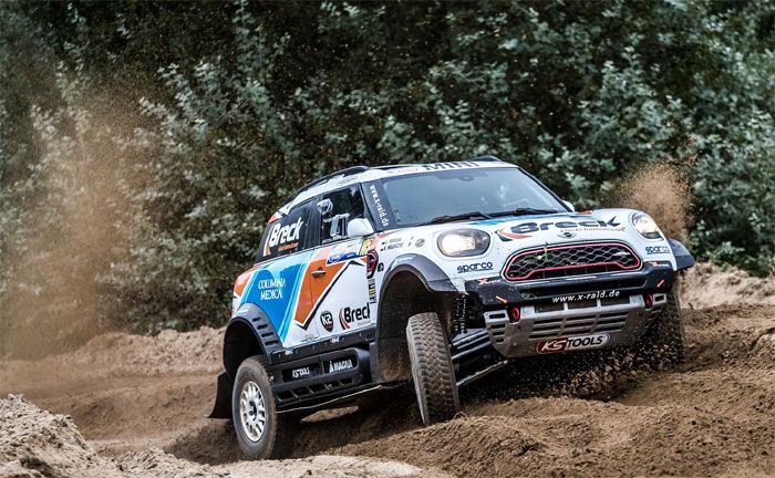 Baja Poland, Krzysztof Holowcyzc (POL), Lukasz Kurzeja (POL), MINI ALL4 Racing - X-raid Team