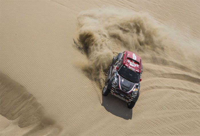 Rally Dakar, Lima - Pisco: Joan Nani Roma und Alex Haro (MINI John Cooper Works Rally)