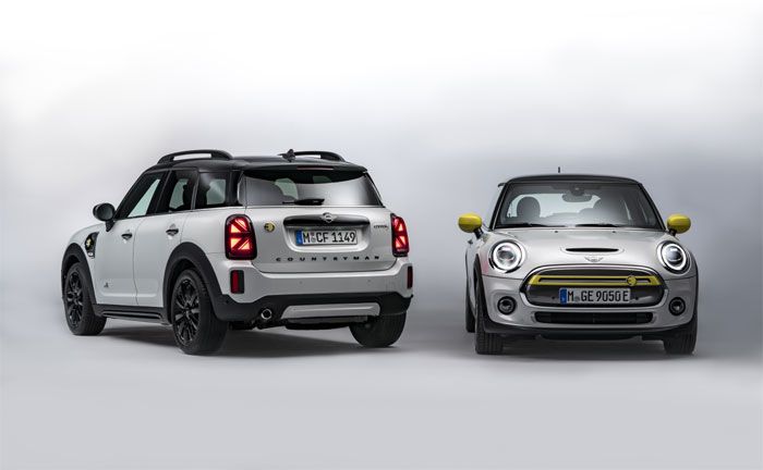 MINI Electric Family Shot: MINI Cooper SE und MINI Cooper SE Countryman ALL4