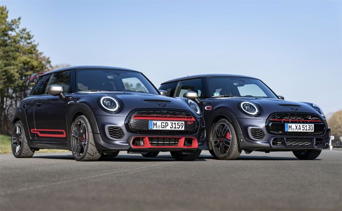 MINI John Cooper Works mit GP Paket und MINI John Cooper Works GP