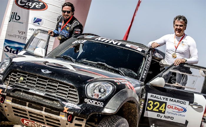 Morocco Rally, Boris Garafulic, Filipe Palmeiro - MINI ALL4 Racing