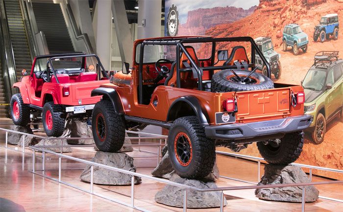 Jeep Wrangler Modell 2018 auf der SEMA