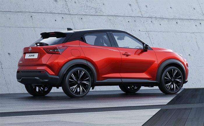 Nissan Juke, 2. Modellgeneration - Heckansicht