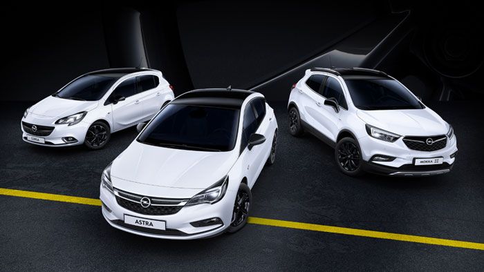 Opel Corsa, Astra und Mokka X: Die Zweifarb-Optik liegt voll im Trend.