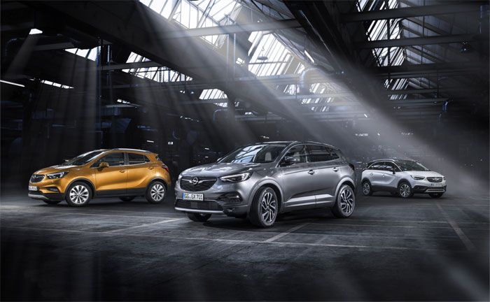 Opel Mokka X, Grandland X und Crossland X