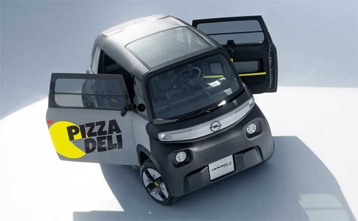 Opel Rocks-e KARGO - Wendiges E-Auto für Lieferdienste
