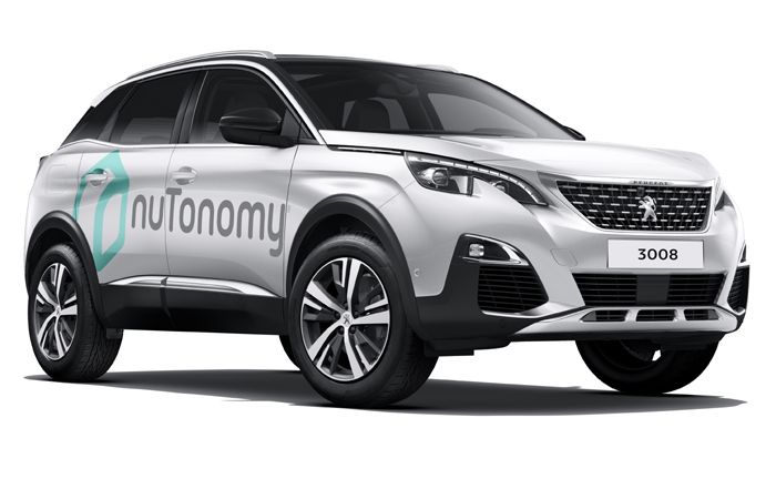 Peugeot 3008 nuTonomy