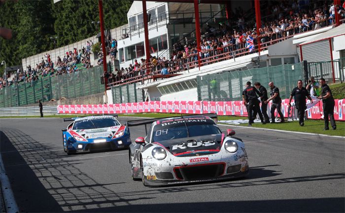 24-Stunden von Spa: Michael Christensen, Kvin Estre, Laurens Vanthoor, 911 GT3 R (117), KS Team75 Bernhard