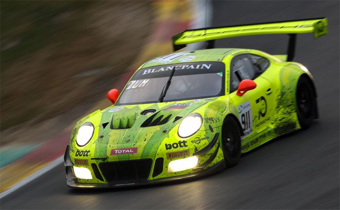 Spa-Francorchamps: Romain Dumas (F), Frederic Makowiecki (F), Dirk Werner (D), (Manthey-Racing, Porsche 911 GT3 R)