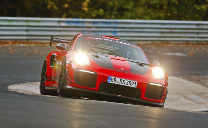 Porsche 911 GT2 RS MR, Nrburgring-Nordschleife