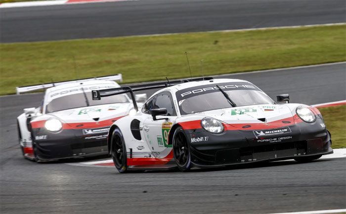 Porsche 911 RSR, Porsche GT Team (91), Gianmaria Bruni (I), Richard Lietz (A), (92), Michael Christensen (DK), Kevin Estre (F)