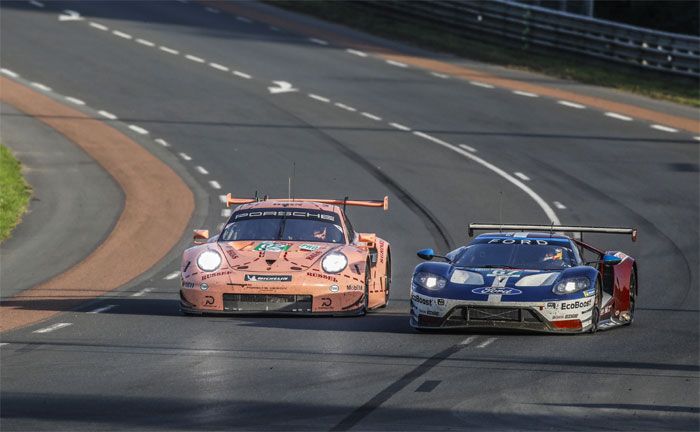 Le Mans, Porsche 911 RSR: Michael Christensen, Kevin Estre, Laurens Vanthoor, Porsche GT Team (92)