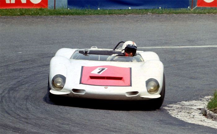 1967 Rossfeld: Gerhard Mitter auf Porsche 910/8 Bergspyder