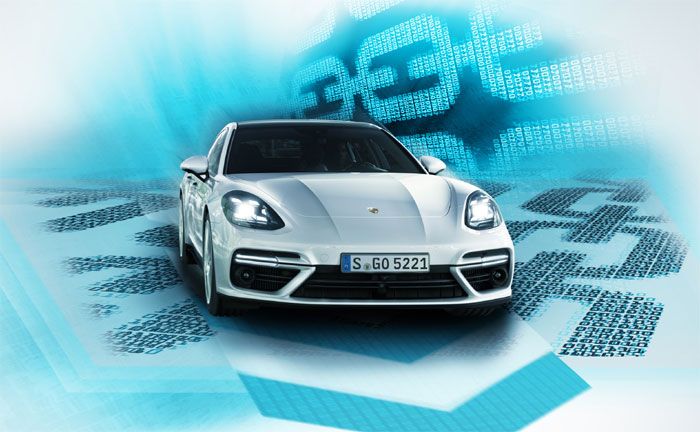Porsche testet Blockchain im Auto
