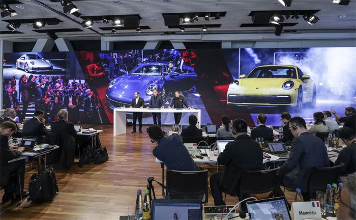 Jahrespressekonferenz der Porsche AG in Stuttgart
