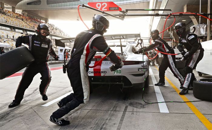 WEC in Shanghai/China: Porsche 911 RSR, Porsche GT Team (92), Michael Christensen (DK), Kevin Estre (F)