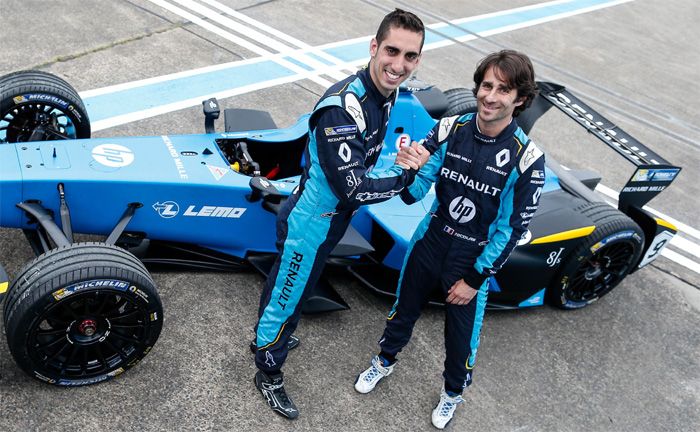 Formel E 2017: Nicolas Prost, Sébastian Buemi (Renault e.dams)