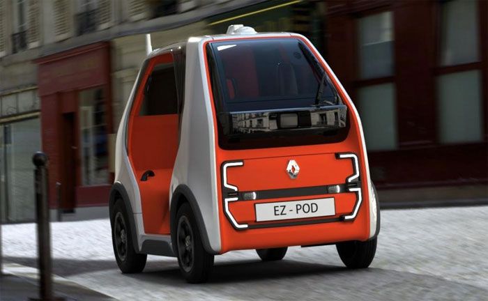 Renault EZ-POD: Autonomes Elektro-Mikromobil fr die Stadt