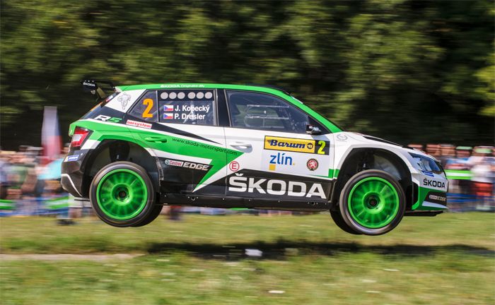 KODA bei der Barum Czech Rallye Zln