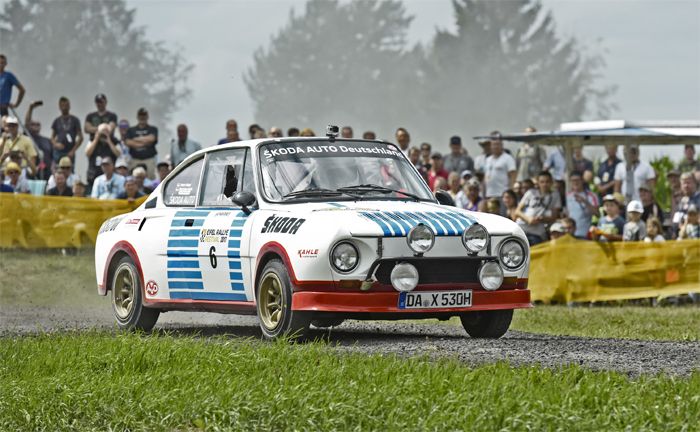 Matthias Kahle im KODA 130 RS bei der Rallye Deutschland am Start